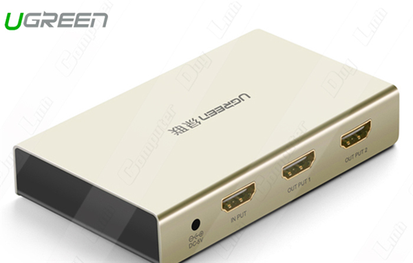 Bộ chia HDMI 1 ra 2 chính hãng Ugreen 40276 - Hỗ trợ 4K - 3D