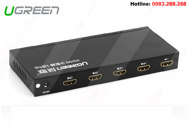 Bộ chia HDMI 1 ra 4 cao cấp chính hãng Ugreen 40202