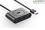 Bộ chia USB 3.0 4 Cổng Chính Hãng Ugreen hỗ trợ OTG 2.0, 3.0 CR113