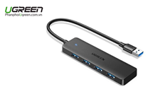 Bộ Hub chia 4 cổng USB-A 3.0 tốc 5Gbps cáp dài 1M Ugreen 35574 CM219 chính hãng