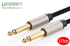 Cáp âm thanh 6.5mm dài 10m cao cấp chính hãng Ugreen 40815