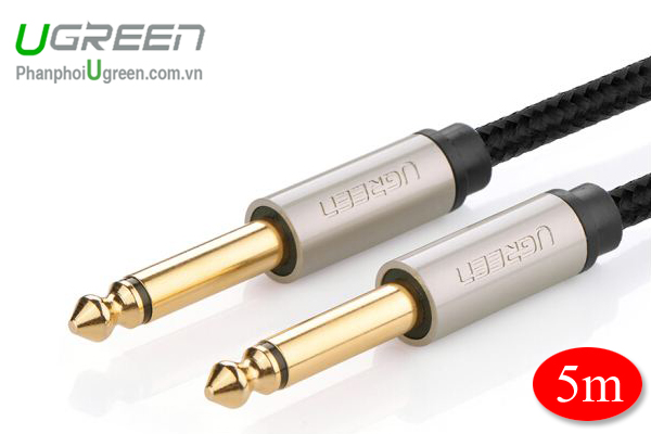 Cáp âm thanh 6.5mm dài 5m cao cấp chính hãng Ugreen 40813