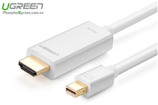 Cáp chuyển đổi Mini Displayport sang HDMI dài 1,5m hỗ trợ 4k chính hãng Ugreen 20849