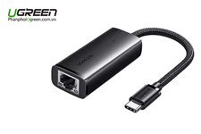 Cáp chuyển đổi USB Type-C 3.0 to Lan Gigabit 10/100/1000Mbps Ugreen 15637 chính hãng