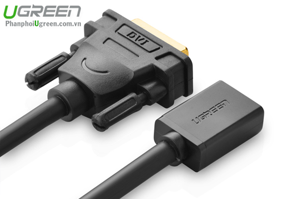 Cáp chuyển HDMI to DVI mạ vàng chính hãng Ugreen 20118