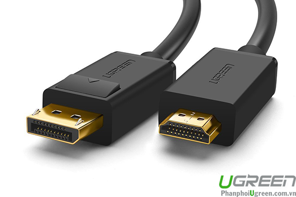 Cáp Displayport To HDMI 1M Chính hãng Ugreen 10238
