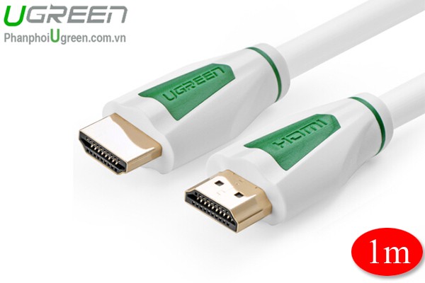 Cáp HDMI 1.4 dài 1m Chính hãng Ugreen 30198 hỗ trợ 4K