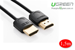 Cáp HDMI 1,5M Siêu mỏng chính hãng Ugreen 11198