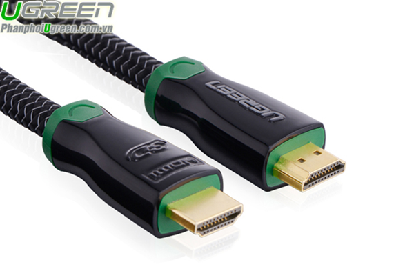 Cáp HDMI 12M bọc lưới kim loại chính hãng Ugreen UG 10297
