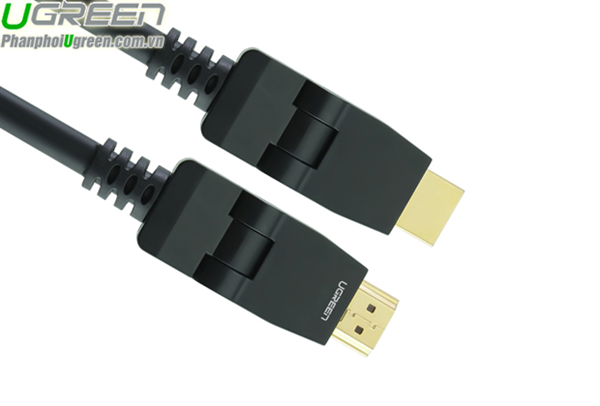 Cáp HDMI 1M Xoay 180 độ chính hãng Ugreen UG 10125