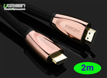 Cáp HDMI 2.0 Dài 2M Ugreen 30603 Hỗ trợ 4K, Ethernet