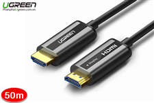 Cáp HDMI 2.0 sợi quang 50m Ugreen 50219  hỗ trợ 4K/60Hz cao cấp