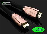 Cáp HDMI 2.0 Ugreen 30602 dài 1.5m hỗ trợ 3D,4K, Ethernet.