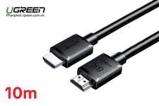 Cáp HDMI 2.1 dài 10M 8K@60Hz 48Gbps hỗ trợ HDR eARC Ugreen 45436 chính hãng