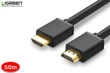 Cáp HDMI 50m 1.4 Chính hãng Ugreen 40592 Hỗ trợ Ethernet, 4K, 2K có Chip khuếch đại