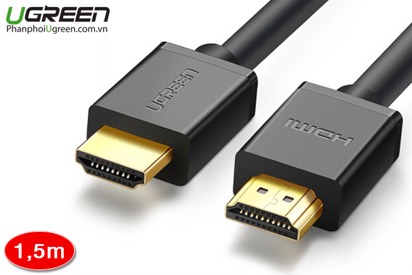 Cáp HDMI dài 1,5m Ugreen 60820 hỗ trợ 4K2K Full HD 1080
