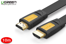 Cáp HDMI dẹt dài 10m Ugreen 11183 hỗ trợ 4K2K chính hãng