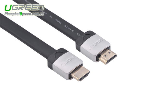 Cáp HDMI dẹt, mỏng 1M chính hãng Ugreen 10259
