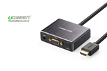 Cáp HDMI To VGA + Audio + Quang SPDIF Ugreen 40282 Cao Cấp