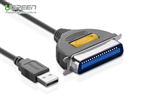 Cáp máy in UGREEN 20225 USB to LPT IEEE1284 cho máy in, in phun, laser etc