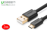 Cáp Micro USB to USB dài 2M chính hãng Ugreen 10831