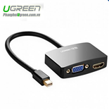 Cáp Mini Displayport to VGA + HDMI chính hãng Ugreen UG-10439