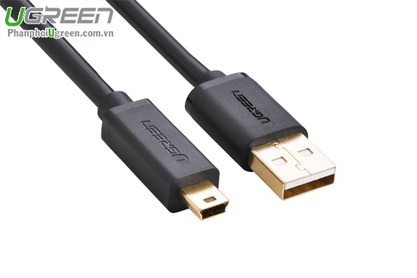 Cáp Mini USB To USB 2.0 Dài 0,5M Mạ Vàng Cao Cấp Ugreen 10354