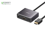 Cáp Nối Dài HDMI 4K 2K Ugreen 40281 Tích Hợp SPDIF 5.1 và Audio 3.5mm