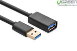 Cáp nối dài USB 3.0 dài 0,5M chính hãng Ugreen 30125