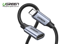 Cáp nối dài USB Type-C 3.1 GEN2 (Male/Female) dài 0,5m dây bọc dù Ugreen 80810 chính hãng