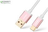 Cáp Sạc USB C To USB 2.0 Dài 1,5M Ugreen 30509 Vàng Hồng