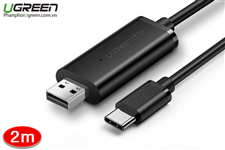 Cáp truyền dữ liệu USB 2.0 to USB Type C Ugreen 70420 dài 2m chính hãng