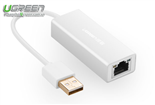 Cáp USB 2.0 to lan cho macbook laptop PC chính hãng Ugreen 20257