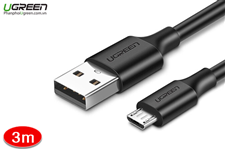 Cáp USB 2.0 to Micro USB dài 3m Ugreen 60827 chính hãng