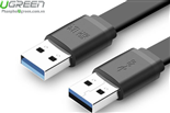 Cáp USB 3.0 ( Dẹt ) 2 Đầu Đực Dài 1,5m Ugreen 10804 Cao Cấp