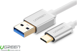 Cáp USB 3.0 sang Type C dài 0.5m Chính hãng Ugreen 30465