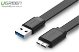Cáp USB 3.0 To Micro B 0.25M Chính Hãng Ugreen 10852