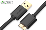cáp USB 3.0 to Micro chuẩn B (tròn) dài 0,5m chính hãng Ugreen 10840