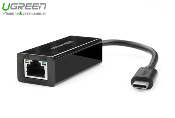 Cáp USB 3.1 Type C to Lan 10/100Mb chính hãng Ugreen 30287