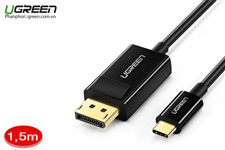 Cáp USB Type C to Displaypport dài 1,5m chính hãng hỗ trợ 4K2K Ugreen 50994