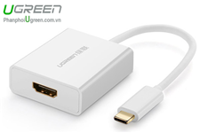 Cáp USB Type-C to HDMI cao cấp Ugreen 50514 hỗ trợ 4K*2K, 3D