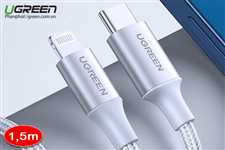 Cáp USB Type C to Lightning dài 1,5m chính hãng Ugreen 70524