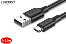 Cáp USB Type C to USB 2.0 Ugreen 60114 dài 0,25m chính hãng