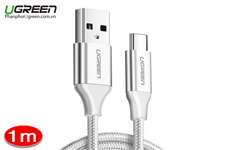 Cáp USB Type C to USB 2.0 Ugreen 60131 dài 1m bện nylon cao cấp