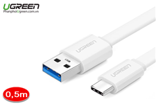Cáp USB Type C to USB 3.0 dẹt dài 0,5m chính hãng Ugreen 10691