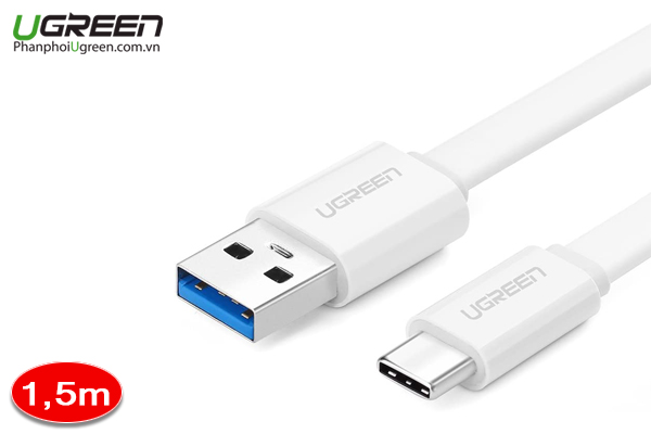 Cáp USB Type C to USB 3.0 dẹt dài 1,5m chính hãng Ugreen 10693