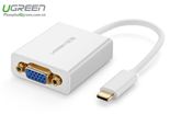 Cáp USB Type-C to VGA UGREEN 40274 cao cấp hỗ trợ 1080p