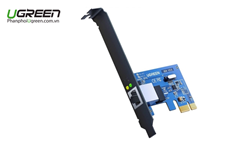 Card mạng Lan PCI Express Gigabit Ethernet 10/100/1000Mbps Ugreen 30771 chính hãng