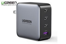 Củ sạc nhanh 100W 3 USB Type C, 1 USB Type A hỗ trợ GaN Ugreen 40737