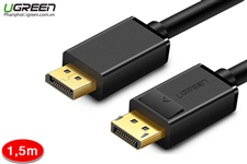 Dây cáp DisplayPort dài 1.5m chính hãng Ugreen 10245 hỗ trợ 2K*4K